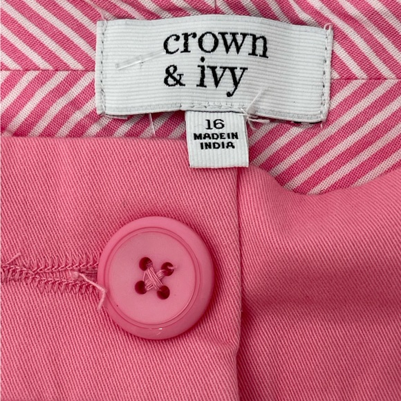 Crown & Ivy Shorts Size 16 NWT Crown Ivy Signature Essentials - Picture 4 of 7